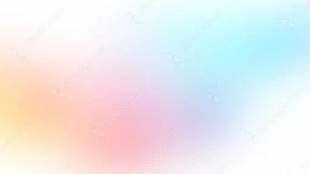 Aesthetic Gradient Background For Google Slides With Cloud Blur
