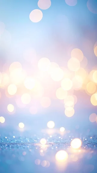 Dreamy Golden Bokeh Lights Wallpaper for Phone – Free 1080×1920 Download