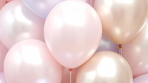 Pastel Rainbow Balloons Party Wallpaper for Phone – Free 1080×1920 Download