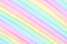 Pastel Rainbow Background For Google Slides With Stripes