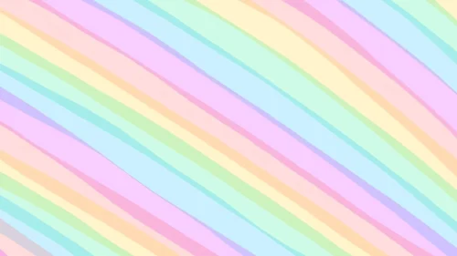 Pastel rainbow background with hand-drawn diagonal stripes for Google Slides