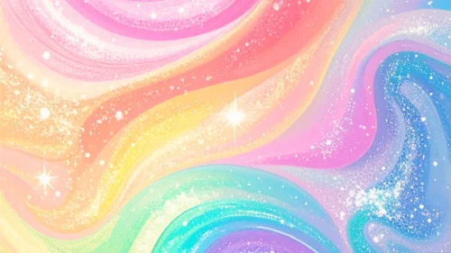 Pastel Rainbow Glitter Wallpaper for Phone – Free 1080×1920 Download
