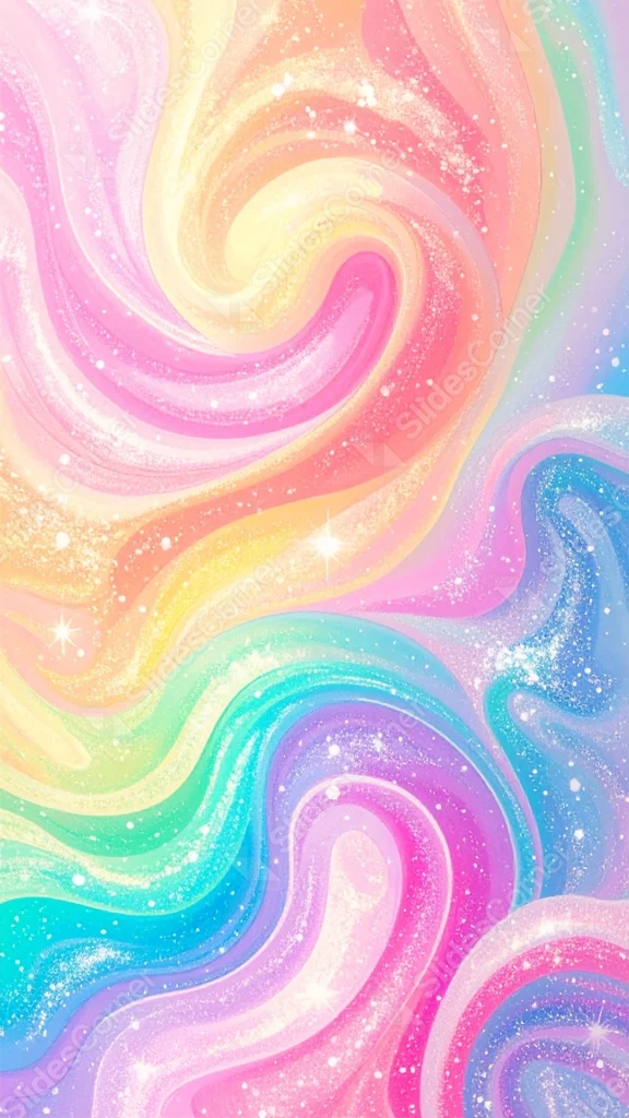 Pastel Rainbow Glitter Wallpaper for Phone – Free 1080×1920 Download