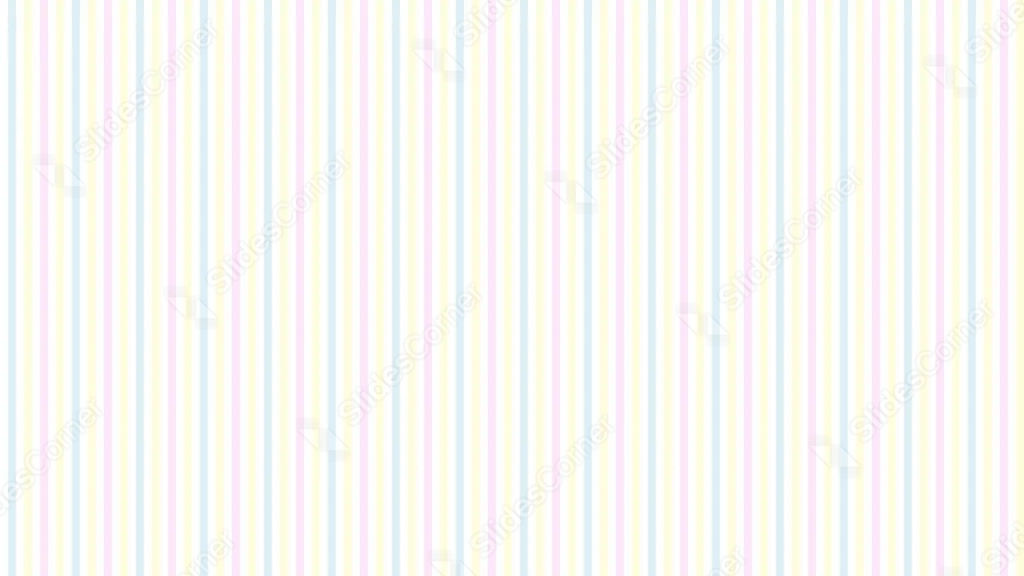 Pastel Striped Background For PowerPoint With A Soft Blue Yellow Pink Mix