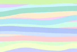 Pastel Wavy Stripes Background For Google Slides