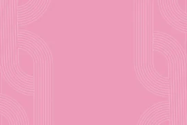 Pink Background For Google Slides With Retro Arch Lines