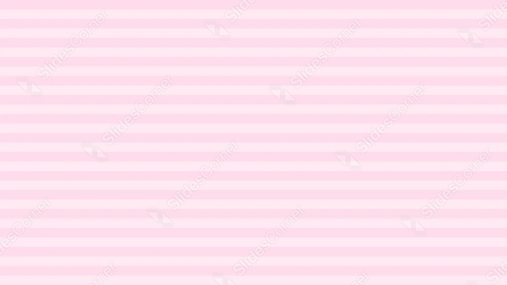 Pink Striped Background For PowerPoint With Bold Horizontal Bands