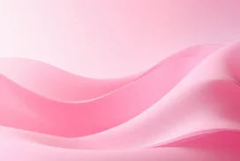 Pink Background For PowerPoint With A Soft Satin Wave