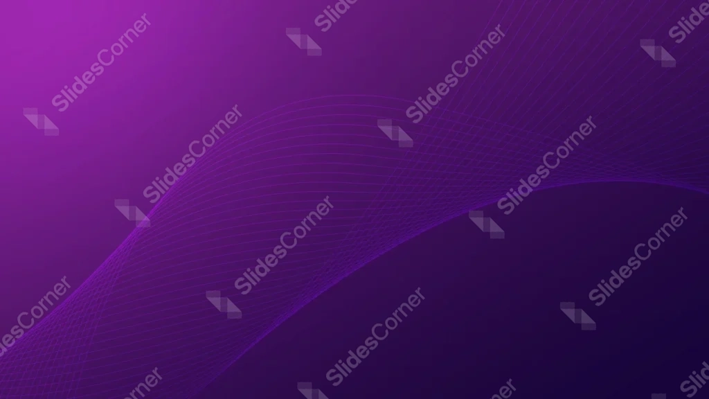 Purple Background For PowerPoint With Diagonal Mesh Lines