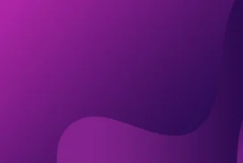 Purple Background For PowerPoint With Abstract Gradient Waves