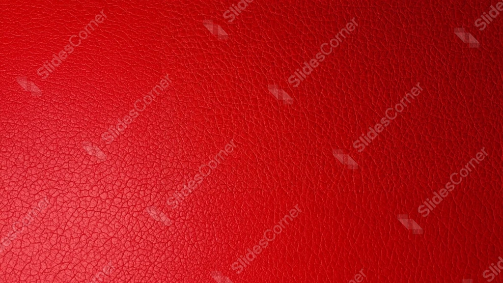 Red Leather Background For PowerPoint With Crimson Gradient