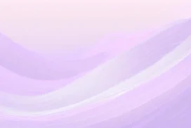 Purple Background For PowerPoint With Soft Lilac Painterly Waves