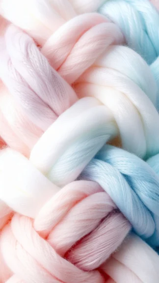 Braided Pastel Yarn Wallpaper for Phone – Free 1080×1920 Download