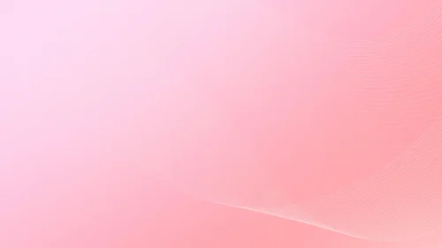 Pink gradient background with soft wavy thread lines for PowerPoint