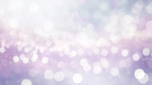 Bokeh Background For PowerPoint With Soft White Lights And A Lilac Glow