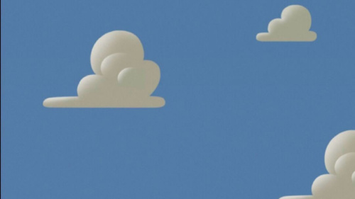 Minimalist 3D cartoon clouds on soft blue sky background, perfect for phone wallpaper and mobile Stories, free download 1080x1920