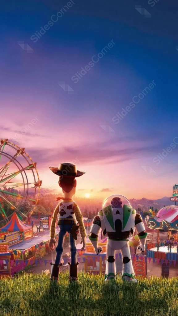 Toy Story Carnival Sunset Mobile Wallpaper for Phone – Free 1080×1920 Download Toy Story Carnival Sunset Mobile Wallpaper for Phone – Free 1080×1920 Download