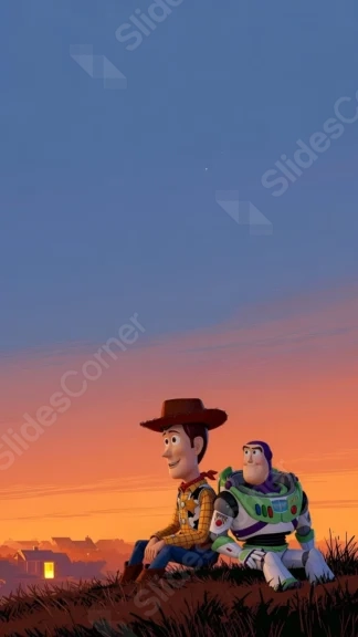 Toy Story Sunset Silhouette Screen Wallpaper for Phone – Free 1080×1920 Download