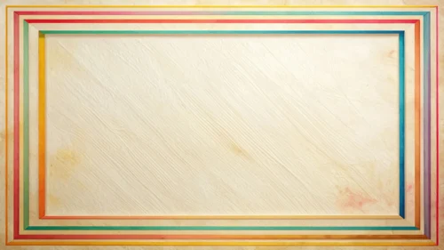 Concentric thin rainbow border lines framing aged parchment paper texture, vintage frame background for PowerPoint
