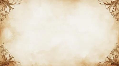 Old Paper Background For PowerPoint With Delicate Scrollwork Corners Old Paper Background For PowerPoint With Delicate Scrollwork Corners