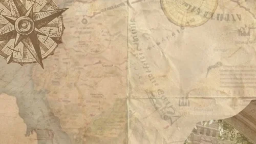 Vintage Steampunk Map Train Wallpaper for Phone – Free 1080x1920 Download