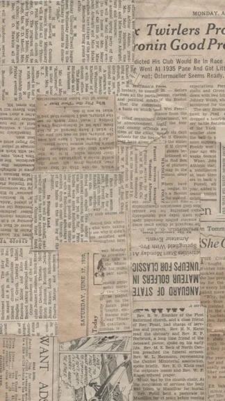 Vintage Newspaper Clippings Wallpaper for Phone – Free 1080×1920 Download