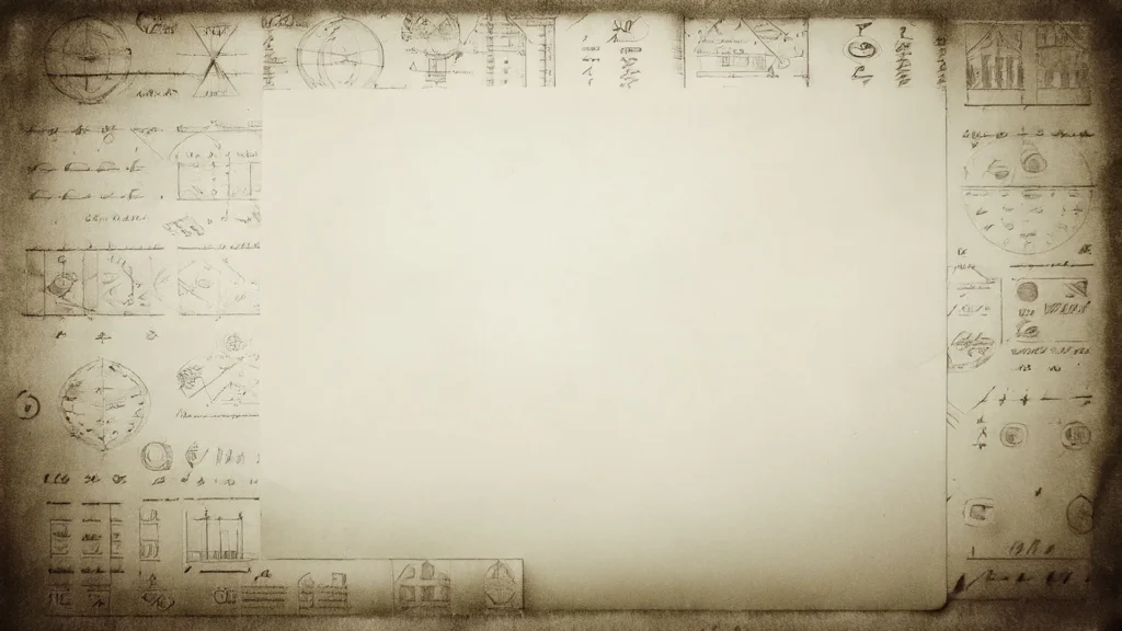 Vintage History Background For PPT With Inventor Sketches Vintage History Background For PPT With Inventor Sketches