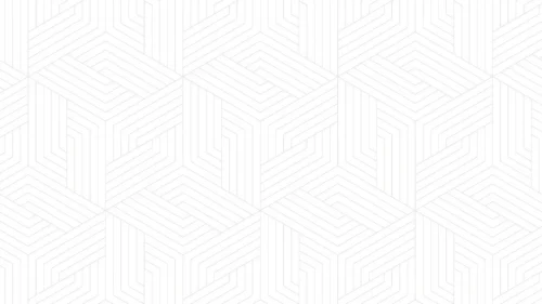White Background For PowerPoint With Isometric Hexagon Lines