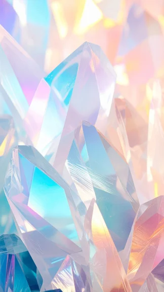 Ethereal Pastel Crystal Wallpaper for Phone – Free 1080×1920 Download