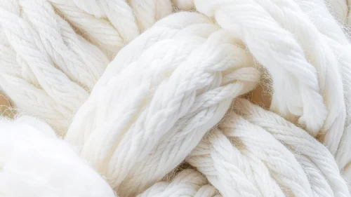 Minimalist White Rope Texture Wallpaper for Phone – Free 1080×1920 Download