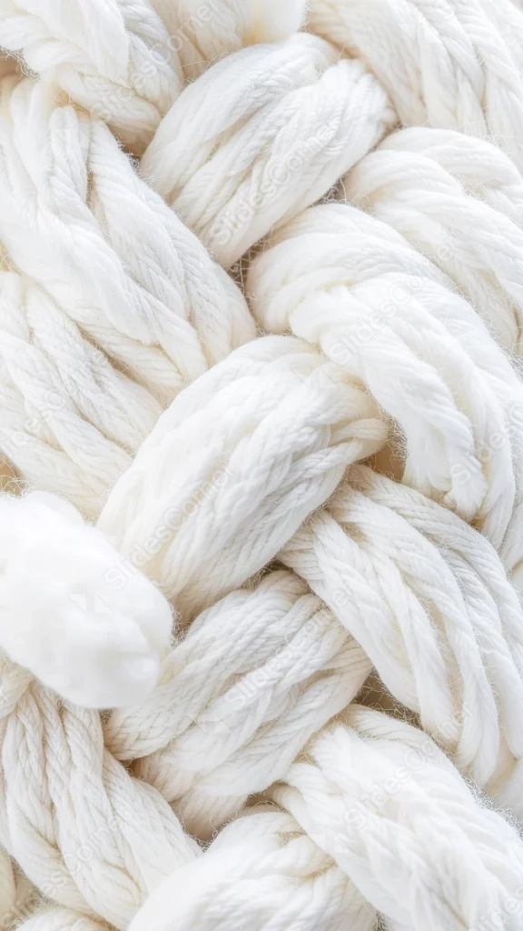 Minimalist White Rope Texture Wallpaper for Phone – Free 1080×1920 Download