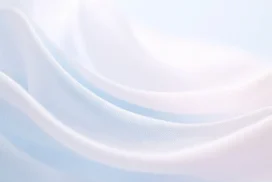 White Silk Background For Google Slides With A Soft Blue Haze