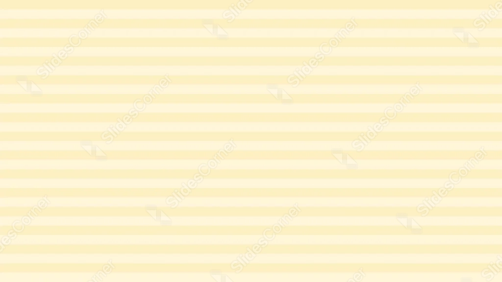 Yellow Striped Background For PowerPoint With Warm Horizontal Bands