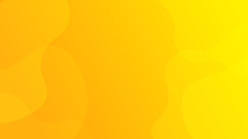 Yellow Orange Gradient Background For PowerPoint With Layered Sunburst Shapes