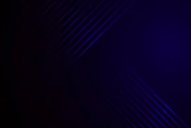 Black Blue Background For PowerPoint With Neon Diagonal Lines