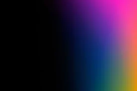 Black Rainbow Background For PowerPoint With A Vivid Side Glow