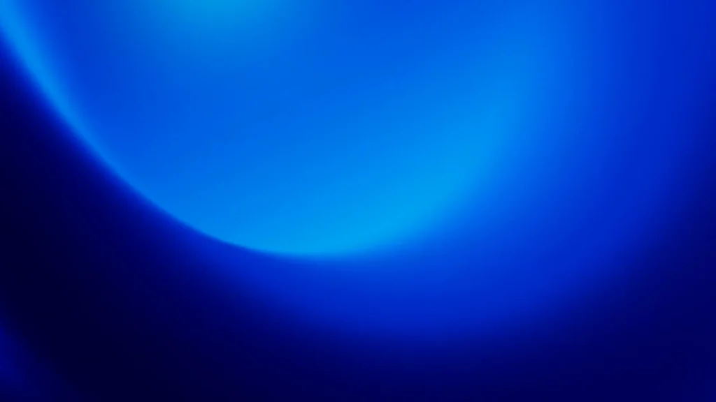 Blue Background For PowerPoint With A Soft Glowing Curve Blue Background For PowerPoint With A Soft Glowing Curve