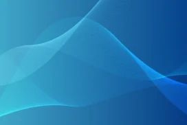 Blue Background For Google Slides With A Bright Cyan Mesh Wave