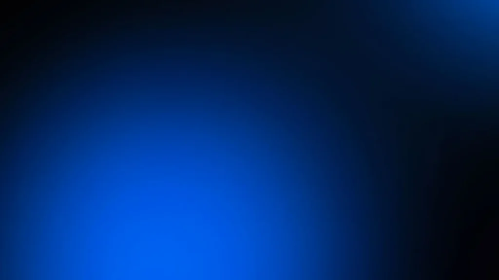 Blue Gradient Background For PowerPoint With A Radial Spotlight