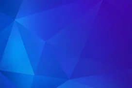 Blue Polygon Background For PowerPoint With A Low-Poly Gradient