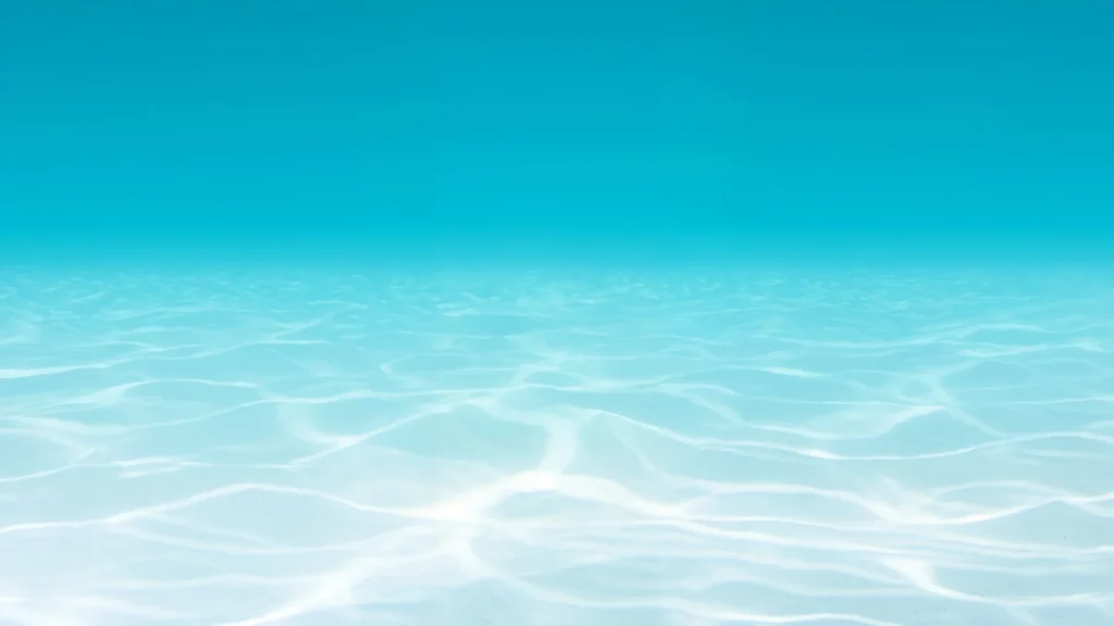 Ocean Background for PowerPoint with Underwater Sand Ripples