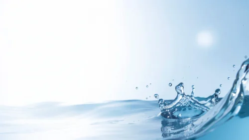 Water Splash Background For PowerPoint With A Crown Splash Water Splash Background For PowerPoint With A Crown Splash