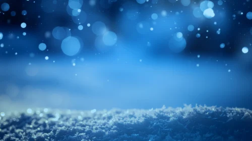 Winter Snow Background for Google Slides with Frosty Bokeh Night Winter Snow Background for Google Slides with Frosty Bokeh Night
