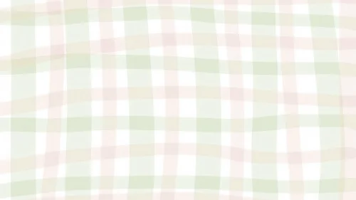 Wavy green, pink, and cream gingham check pattern background for Google Slides