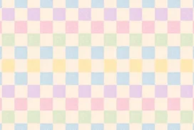 Cute Pastel Checkered Background for Google Slides in Five Colors
