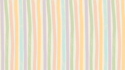 Cute Pastel Stripes Background for Google Slides in Five Hues