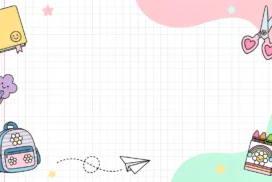 Cute School Background For Google Slides Pastel Edition