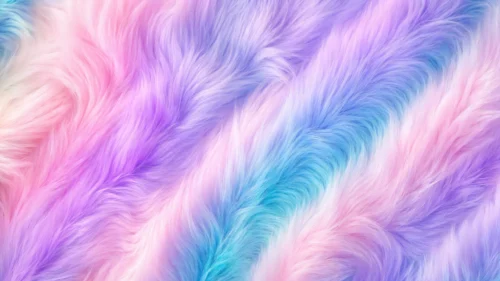 Cute Rainbow Fur Background for Google Slides with Fluffy Texture Cute Rainbow Fur Background for Google Slides with Fluffy Texture