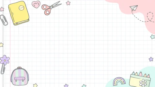 Cute Notebook Background For Google Slides With Grid Paper Cute Notebook Background For Google Slides With Grid Paper