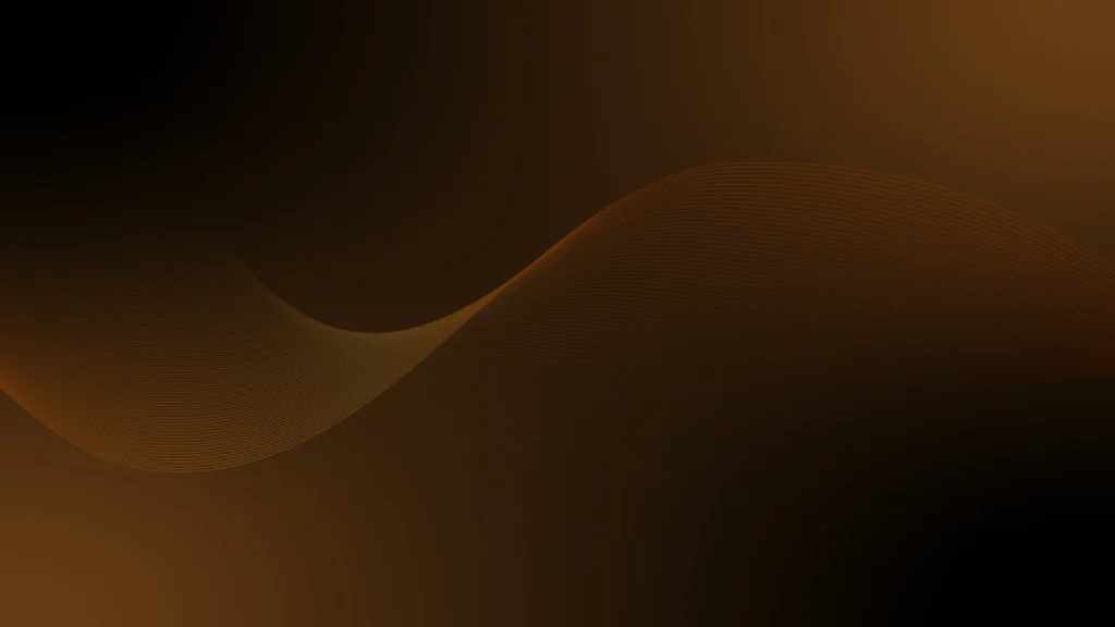Dark Background For PowerPoint With A Copper Wave Line Dark Background For PowerPoint With A Copper Wave Line